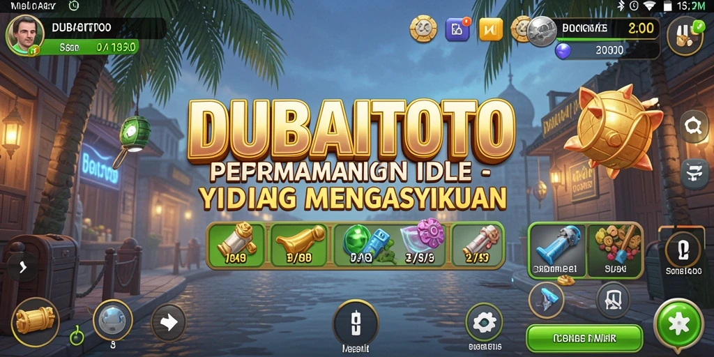 Gameplay menarik DUBAITOTO dengan sistem Idle yang seru.