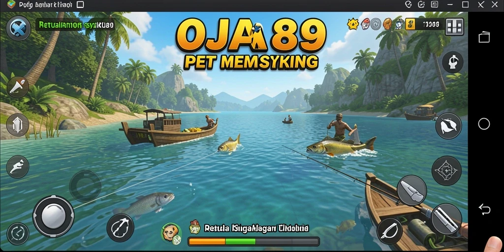 Tampilan gameplay OJA89 dengan pengalaman memancing yang seru.