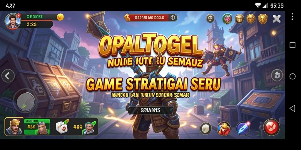 Screenshot gameplay OPALTOGEL yang menunjukkan aksi strategi seru.